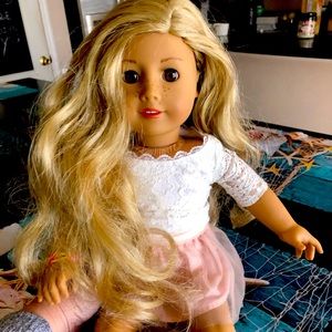 2!!!!!! AMERICAN GIRL DOLLS JULIE and Tenney! Also Julie’s fashion book.